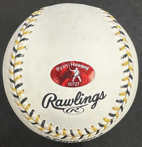 Ryan Howard Signed Official 2006 All Star Game Logo Baseball Phillies Auto COA