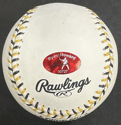 Ryan Howard Signed Official 2006 All Star Game Logo Baseball Phillies Auto COA