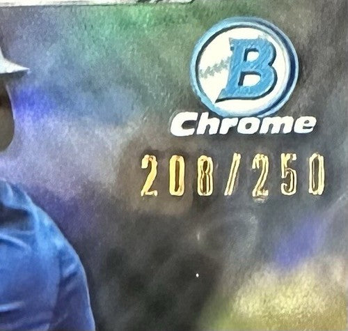 2018 Bowman Chrome 1st Esteury Ruiz Mint Auto Rookie Card RC /250 Purple A’s
