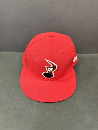 Nashville Sounds Milwaukee Brewers Minor League 7 1/8 New Era Red Hat