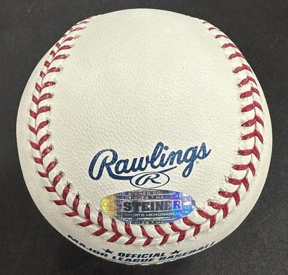 Frank Robinson Signed Official MLB Baseball Orioles Red HOF 82 Autograph Steiner