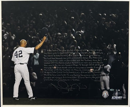 Mariano Rivera Signed 20x24 Framed Photo /42 Final Game Auto Yankees Steiner HOF