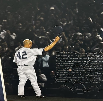 Mariano Rivera Signed 20x24 Framed Photo /42 Final Game Auto Yankees Steiner HOF