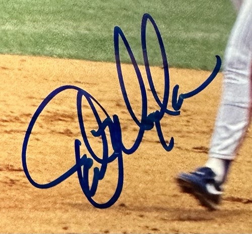 Dwight Gooden Magadan Miller Signed 8x10 Type 1 Original Photo Mets Auto CBM COA