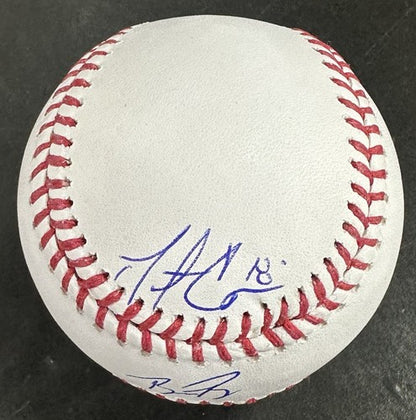 Matt Cain & Buster Posey Signed Perfect Game Battery Baseball Pg Auto MLB Coa