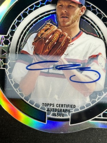 Chris Sale 2013 Topps Chrome Dynamic Skill Die-Cut Auto 2/25 Braves White Sox NM