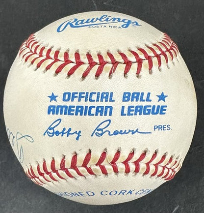 Ted Williams Signed 2x Official AL Baseball Boston Red Sox #9 Auto PSA LOA HOF