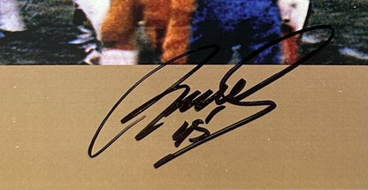 Rudy Ruettiger Signed 8x10 Framed Photo 3D Notre Dame #45 Autograph JSA COA