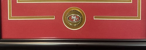 Brock Purdy Signed 11x14 Framed Coin Spotlight Photo LE /113 Auto 49ers Fanatics