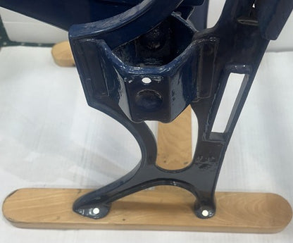 Ebbets Field Original Genuine Box Seat #4 Brooklyn Dodgers Chair Gold Plate COA