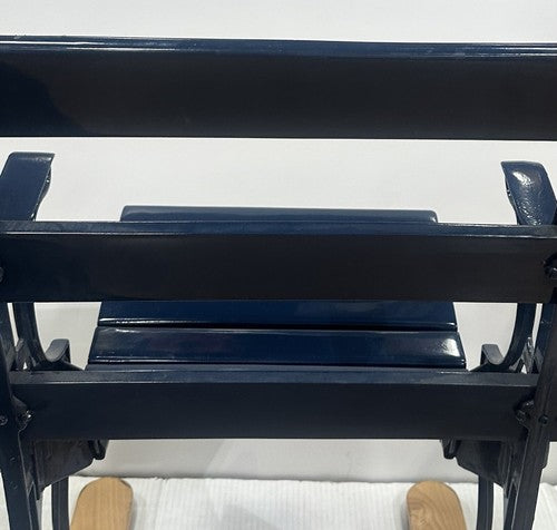 Ebbets Field Original Genuine Box Seat #4 Brooklyn Dodgers Chair Gold Plate COA