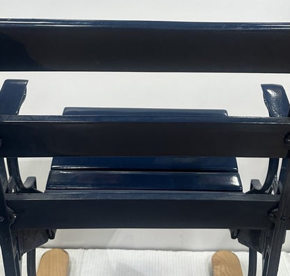 Ebbets Field Original Genuine Box Seat #4 Brooklyn Dodgers Chair Gold Plate COA