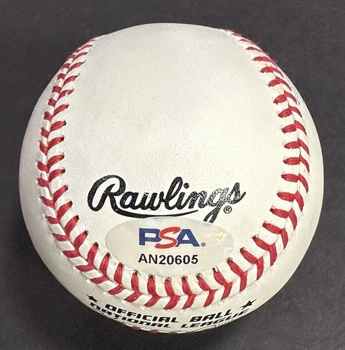 Willie Mays & McCovey Signed Official NL Baseball SF Giants Hof 500 Hr Auto PSA