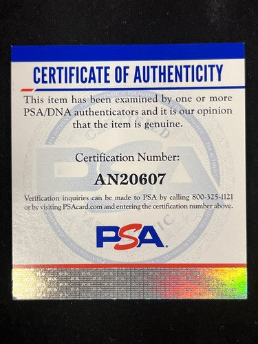 WH Bill Terry Signed Official NL Baseball Bold Auto NY Giants PSA Coa Hof 401 BA