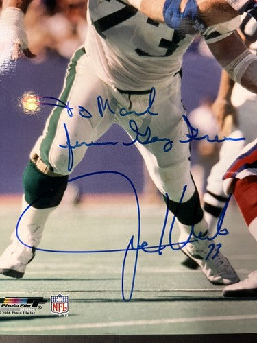 Joe Klecko Signed 8x10 Photo NY Jets To Mark Forever Gang Green Auto HOF Steiner