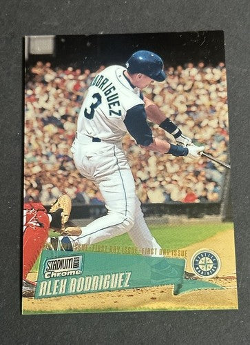 2000 Topps Stadium Club Chrome Alex Rodriguez #50 First Day Issue /100 SSP