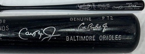 Cal Ripken Jr Signed LS Game Model Bat LE Streak 2632 Autograph Orioles #8 Holo