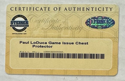Paul Lo Duca Signed Game Issued Rawlings Chest Protector Mets Auto Steiner 4x AS