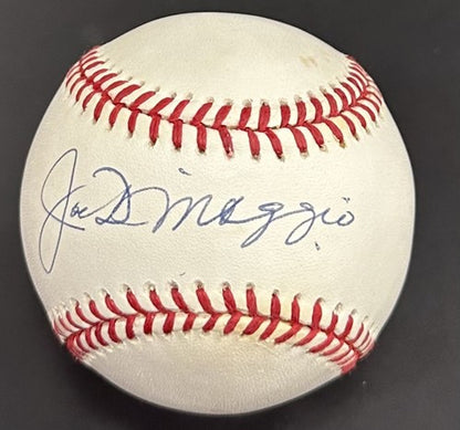 Joe DiMaggio Signed Official AL Baseball NY Yankees PSA 9 Mint Autograph LOA HOF