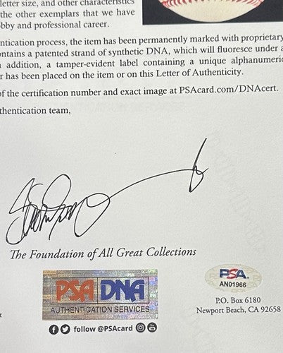 Joe DiMaggio Signed Official AL Baseball NY Yankees PSA 9 Mint Autograph LOA HOF
