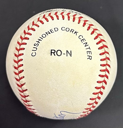 Steve Carlton Signed Official NL Baseball Phillies Lefty 329 Wins Auto PSA HOF