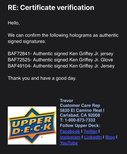 Ken Griffey Jr Signed M & NESS Auth Mariners 1993 TBC Jersey /240 Hof Auto UDA