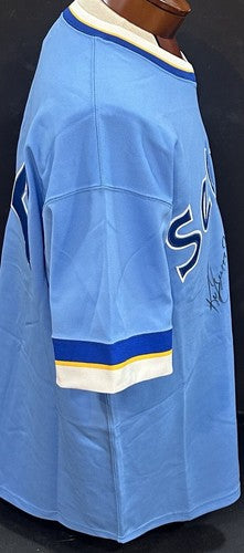Ken Griffey Jr Signed M & NESS Auth Mariners 1993 TBC Jersey /240 Hof Auto UDA
