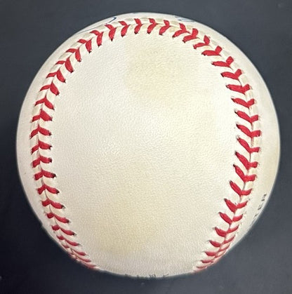 Gary Carter Signed Official NL Baseball NY Mets 86 WS Champs Bold Auto PSA HOF