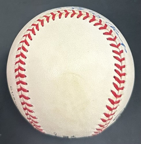 Gary Carter Signed Official NL Baseball NY Mets 86 WS Champs Bold Auto PSA HOF