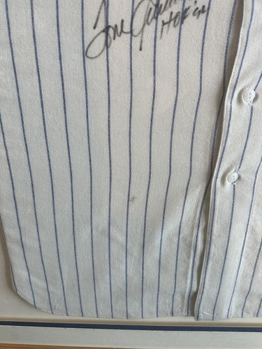 Tom Seaver Signed Framed M & Ness Authentic NY Mets Wool Jersey HOF 92 Auto COA