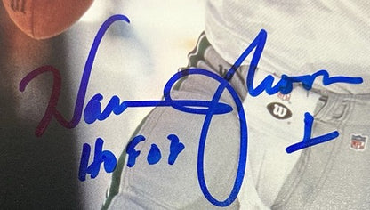 Warren Moon Signed 8x10 Photo Seattle Seahawks HOF 06 PSA 10 GEM MINT AUTO LOA