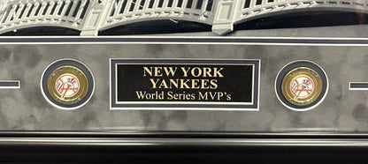 NY Yankees Stadium WS MVPs Signed 20x24 Framed Photo Rivera Ford Auto Fanatics