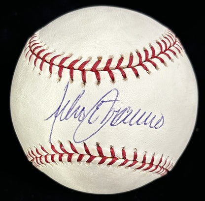 Julio Franco Official MLB Signed Auto Baseball Authentic Steiner Mets Indians