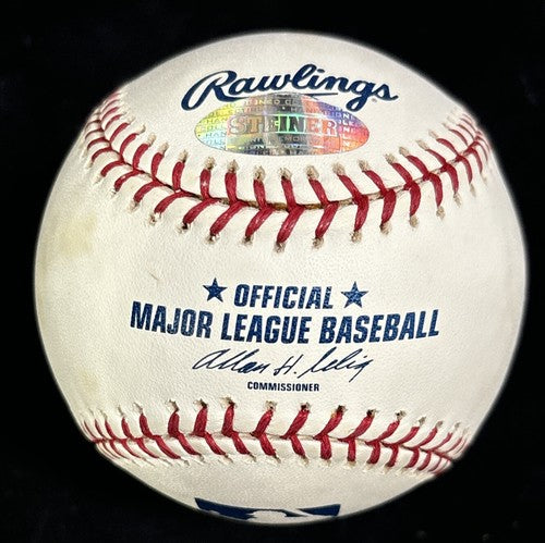 Julio Franco Official MLB Signed Auto Baseball Authentic Steiner Mets Indians