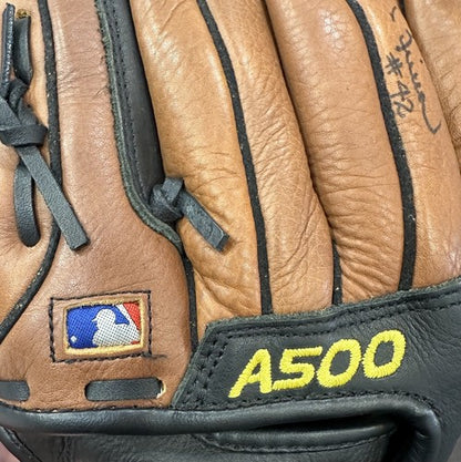 Mariano Rivera Signed Wilson A500 Game Glove Yankees PSA 10 Gem Mint 42 Auto HOF