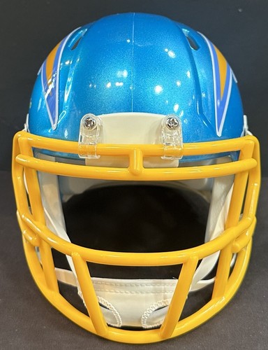 Justin Herbert Signed LA Chargers Flash Mini Helmet Autograph Fanatics BAS COA