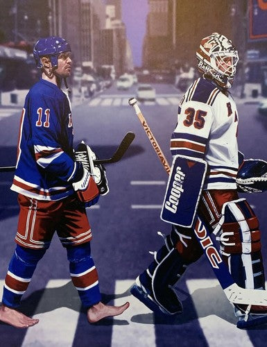 1994 Stanley Cup Rangers 16x20 Photo Litho Mark Messier Richter Leetch Graves