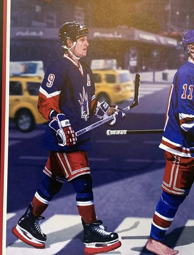 1994 Stanley Cup Rangers 16x20 Photo Litho Mark Messier Richter Leetch Graves
