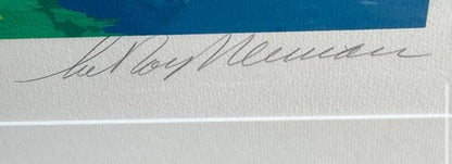 Roger Clemens Signed Framed 27x36 Leroy Neiman Serigraph /325 Yankees Auto COA
