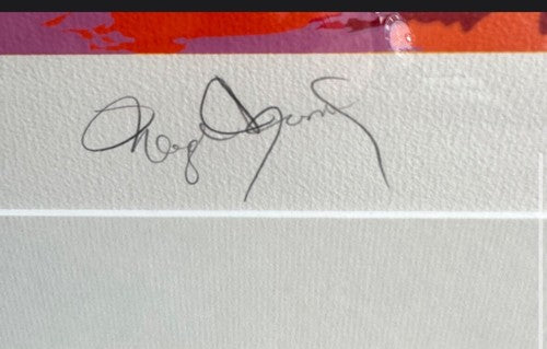 Roger Clemens Signed Framed 27x36 Leroy Neiman Serigraph /325 Yankees Auto COA