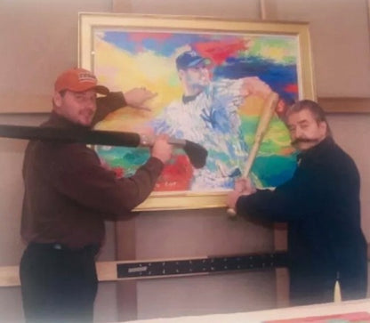 Roger Clemens Signed Framed 27x36 Leroy Neiman Serigraph /325 Yankees Auto COA