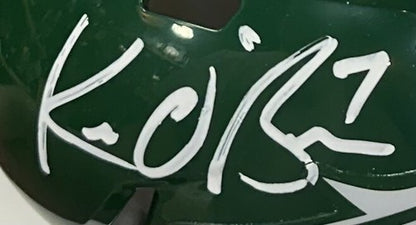 Ken O’Brien Signed NY Jets # 1 Pick Throwback Speed Mini Helmet #7 Autograph JSA