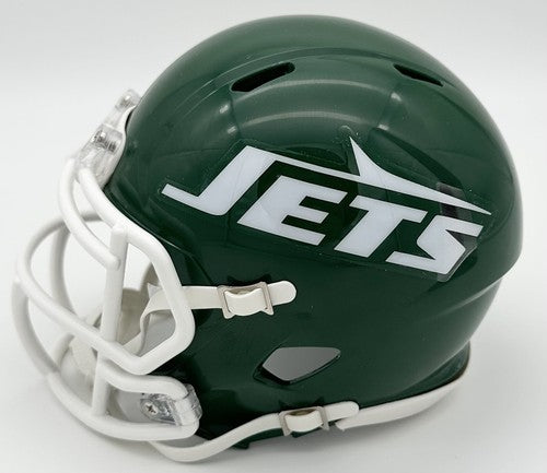 Ken O’Brien Signed NY Jets # 1 Pick Throwback Speed Mini Helmet #7 Autograph JSA