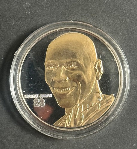MICHAEL JORDAN BULLS HIGHLAND MINT ELITE 3 COIN PROOF SET /350 .999 SILVER 3 Oz