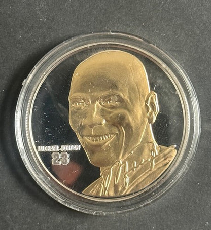 MICHAEL JORDAN BULLS HIGHLAND MINT ELITE 3 COIN PROOF SET /350 .999 SILVER 3 Oz