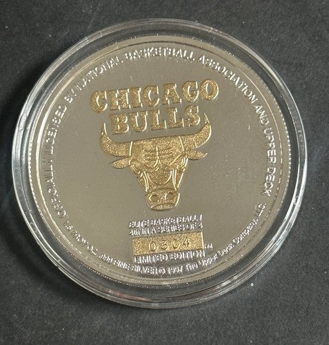 MICHAEL JORDAN BULLS HIGHLAND MINT ELITE 3 COIN PROOF SET /350 .999 SILVER 3 Oz