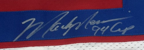 Mark Messier Signed Rangers CCM Authentic Rangers Jersey 1994 Cup Auto Steiner