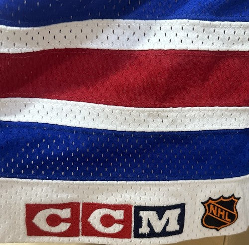 Mark Messier Signed Rangers CCM Authentic Rangers Jersey 1994 Cup Auto Steiner