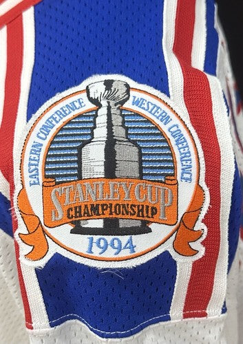 Mark Messier Signed Rangers CCM Authentic Rangers Jersey 1994 Cup Auto Steiner