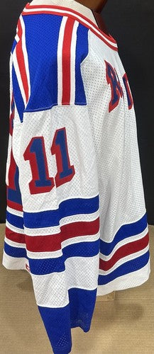 Mark Messier Signed Rangers CCM Authentic Rangers Jersey 1994 Cup Auto Steiner